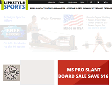 Tablet Screenshot of lifestylesport.com